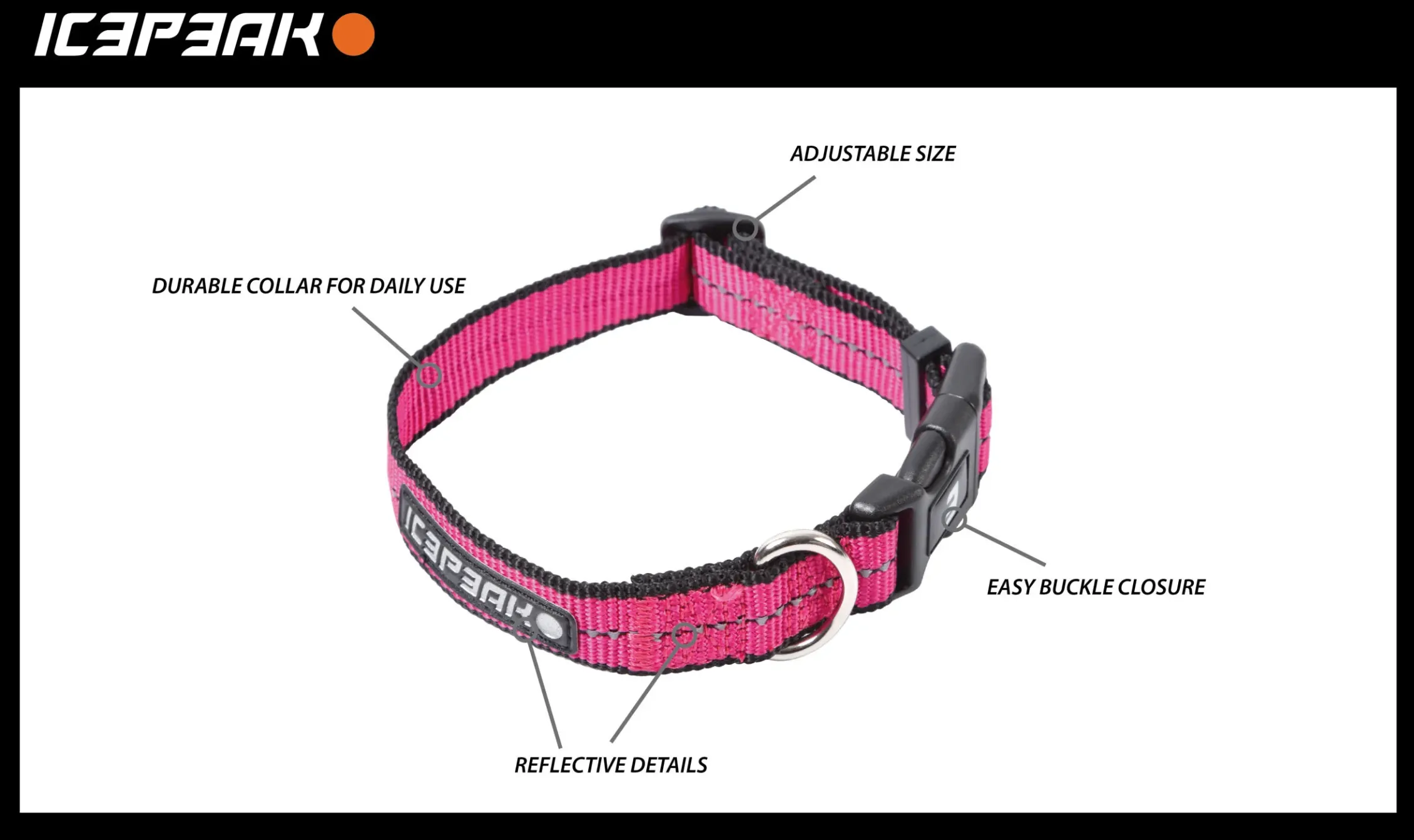 Icepeak Pet Highway basic collar
