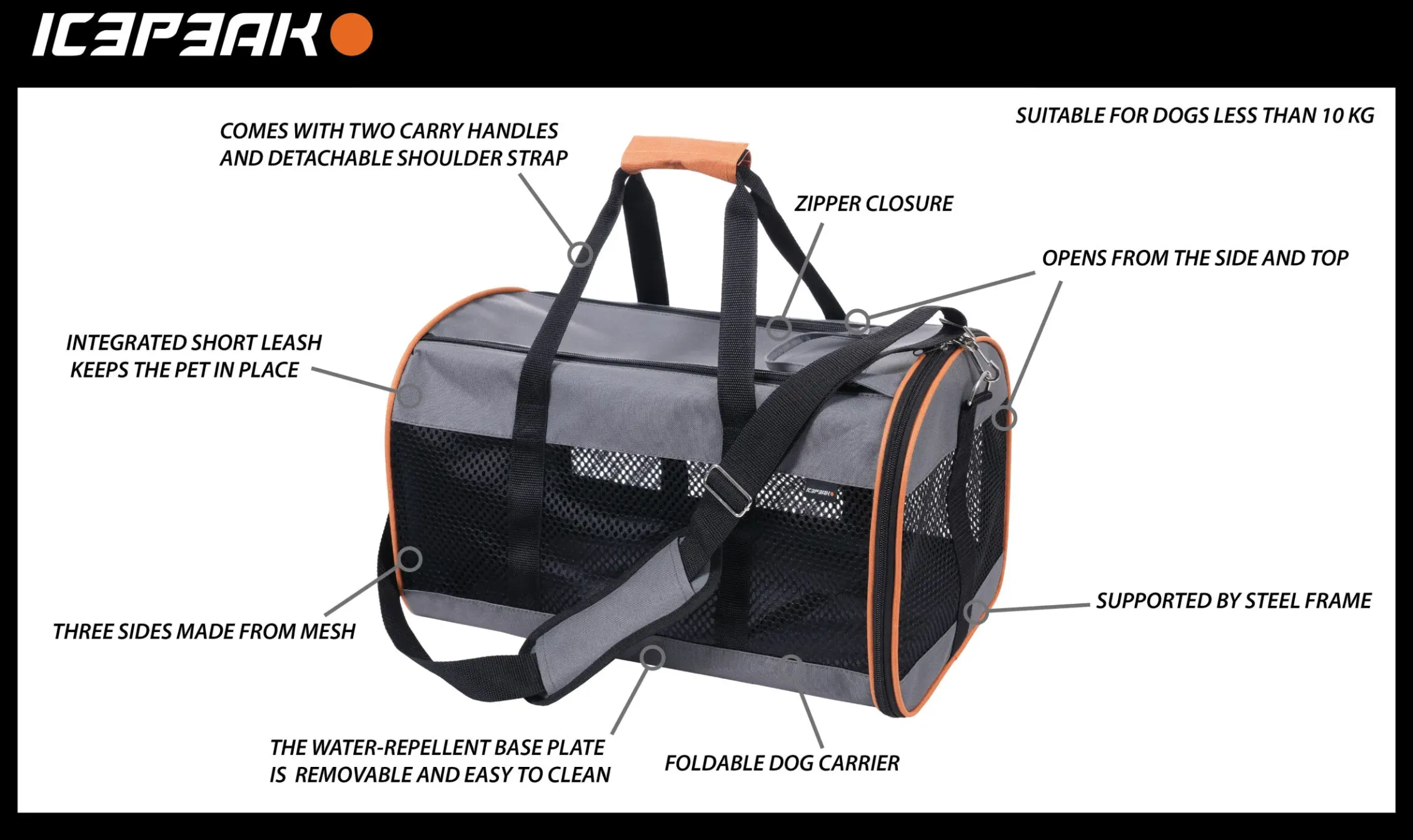 Icepeak Pet Tour Carry-On Bag