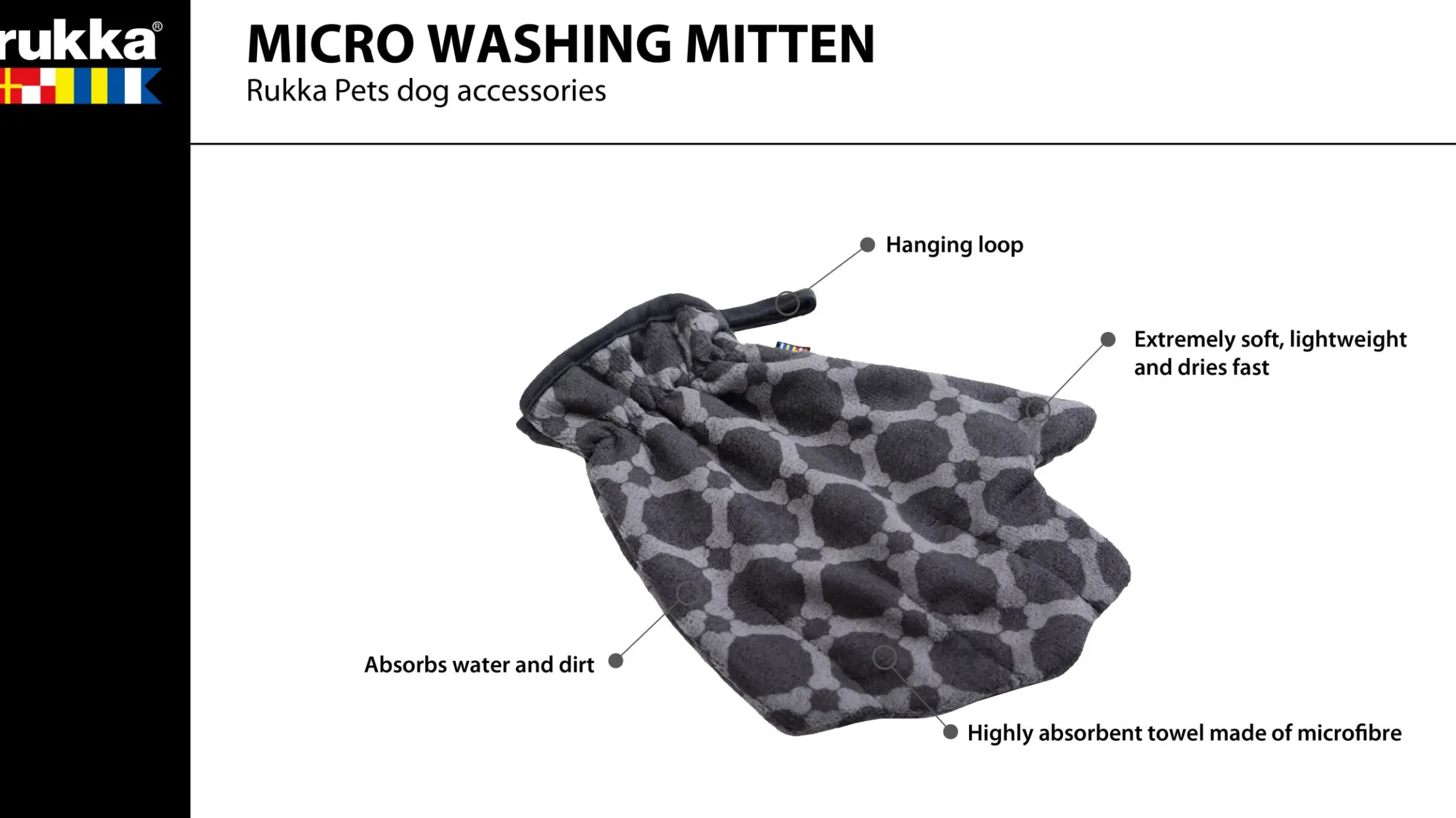 Micro washing mitten